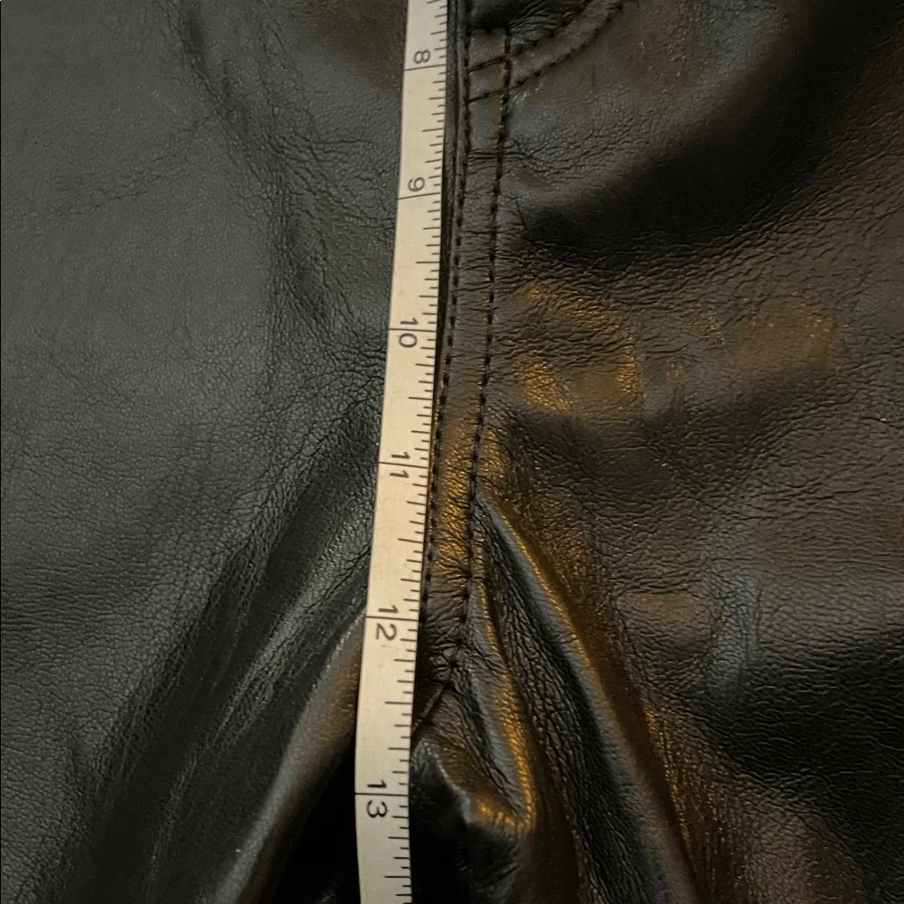Frame Le Jane Crop Recycled Leather Pants - Picture 7 of 8
